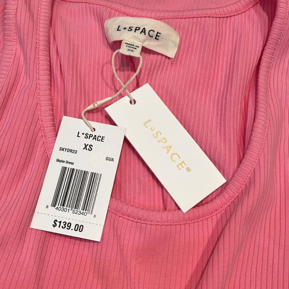 LSPACE Skyler Dress In Guava Pink Size XS NWT - Picture 3 of 10
